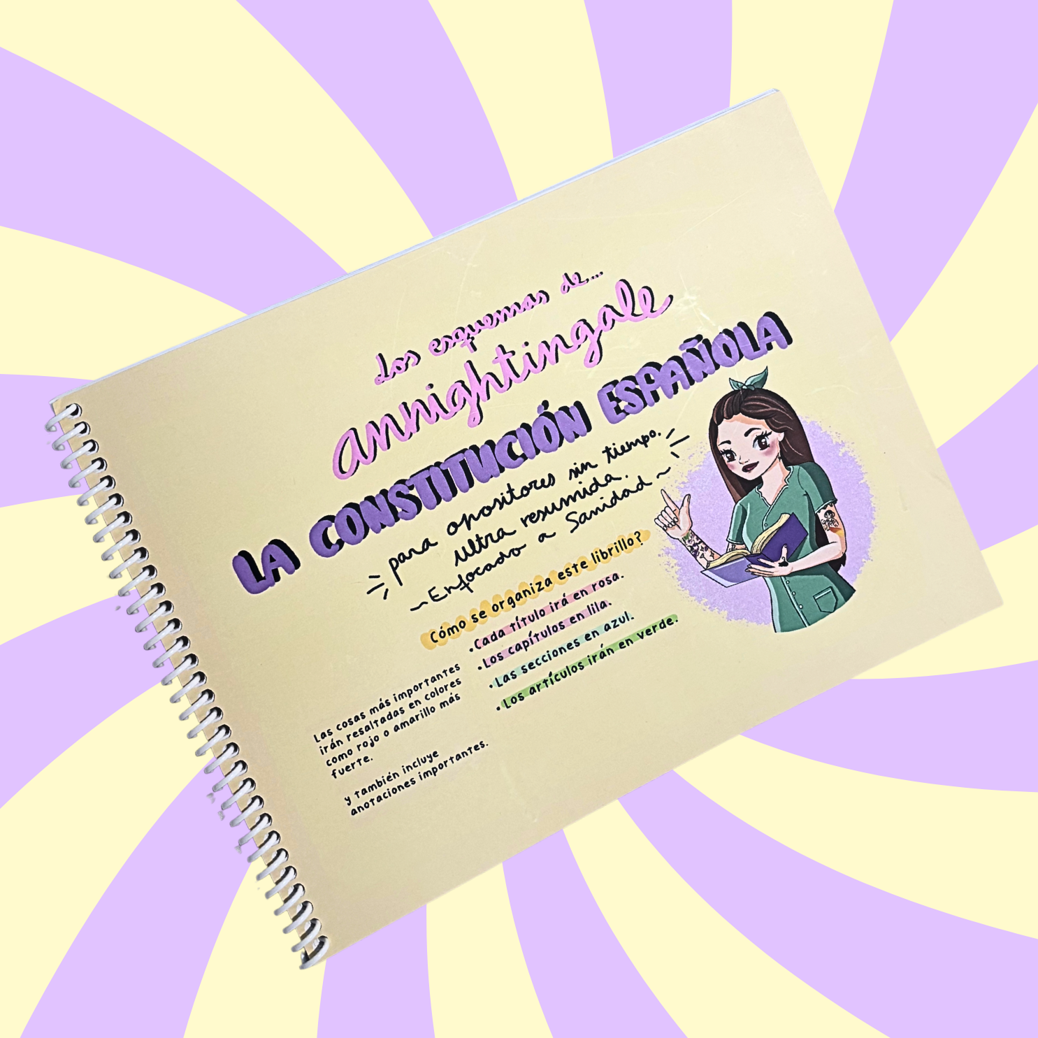 LIBRILLO CONSTITUCIÓN ESPAÑOLA Ultra esquematizada.